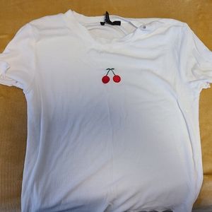 White cherry shirt